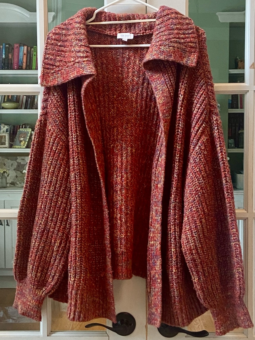 True Craft Multicolor Collared Cardigan Sweater Size 3X